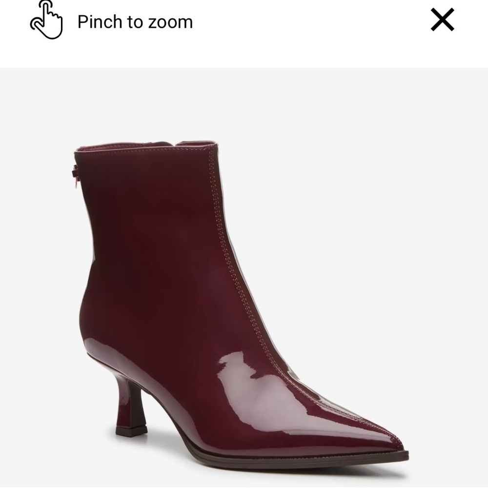 Circus by Sam Edelman Maroon Patent Heeled Boots
